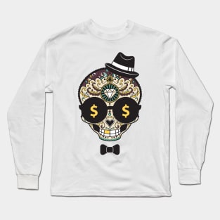 Calavera Skull Long Sleeve T-Shirt